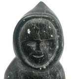 Inuit Soapstone Carving of Smiling Figure, c. 1970