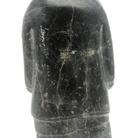 Inuit Soapstone Carving of Smiling Figure, c. 1970