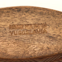 Yugoslavian Wooden Animal Vessel