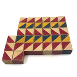 Loose Set of 34 Old Color Cubes