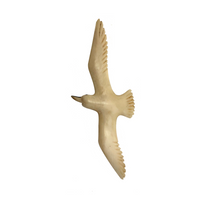 Carved Ivory Seagull Pin / Brooch
