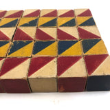 Loose Set of 34 Old Color Cubes