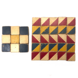 Loose Set of 34 Old Color Cubes