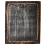 Large Antique Slate with Hand-carved, Numbered Grid