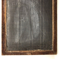 Large Antique Slate with Hand-carved, Numbered Grid