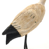 Vintage Folk Art Japanese Crane, Signed H. Sloan, Maine