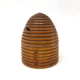 Beautiful Antique Treen Beehive Bank
