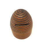 Beautiful Antique Treen Beehive Bank