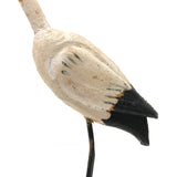 Vintage Folk Art Japanese Crane, Signed H. Sloan, Maine