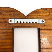 Heart-Shaped Tramp Art Matchstick Picture Frame