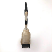 Vintage Folk Art Japanese Crane, Signed H. Sloan, Maine