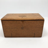 Antique Oak Accordian Box for Sewing Machine Parts #3