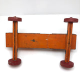 Fabulous Orange and Black Painted Handmade Soap Box Car