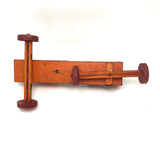 Fabulous Orange and Black Painted Handmade Soap Box Car