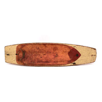 Gorgeous Old Handmade, Lead Weighted Toy Boat Hull