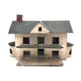 Fabulous c. 1930s Painted Tin Folk Art Model House