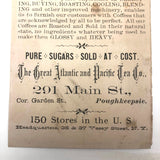 The Young Auctioneer, 1884 Great Atlantic & Pacific Tea Co (A&P) Large Trade Card