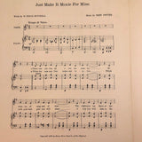 Make it Moxie For Mine 1904 Moxie Nerve Food Co. Sheet Music