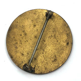 Old Safety Supervisor Green Cross Enameled Brass Pin