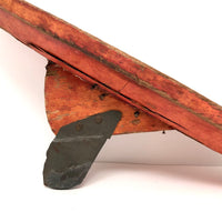 Gorgeous Old Handmade, Lead Weighted Toy Boat Hull