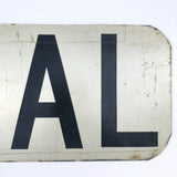 Black and White CENTRAL Real Street Sign