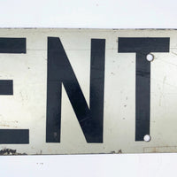 Black and White CENTRAL Real Street Sign
