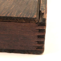 Primitive Old Handmade Slide Top Box