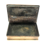 Wonderful Antique Engraved Snuff Box with Lawn Bowlers (Presumed British Trench)