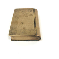 Wonderful Antique Engraved Snuff Box with Lawn Bowlers (Presumed British Trench)