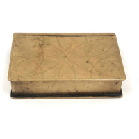 Wonderful Antique Engraved Snuff Box with Lawn Bowlers (Presumed British Trench)