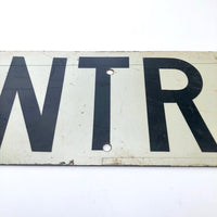 Black and White CENTRAL Real Street Sign