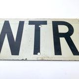 Black and White CENTRAL Real Street Sign
