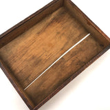 Primitive Old Handmade Slide Top Box