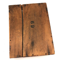 Primitive Old Handmade Slide Top Box