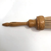 Vintage Sears & Roebuck Blonde Wood Barber Duster Brush No. 9298