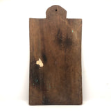 Amazing Old Primitive Wooden Grater with Embedded Rock Shards