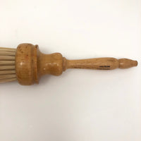 Vintage Sears & Roebuck Blonde Wood Barber Duster Brush No. 9298