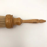 Vintage Sears & Roebuck Blonde Wood Barber Duster Brush No. 9298