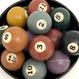 Vintage Hard Rubber Tabletop Billiard Balls