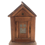 Antique Wooden Erzgebirge Noah's Ark with Two Guardians