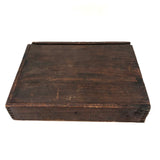 Primitive Old Handmade Slide Top Box