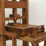 Gutenberg Printing Press Vintage Wooden 1:10 Scale Kit Model