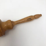 Vintage Sears & Roebuck Blonde Wood Barber Duster Brush No. 9298