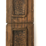 Fabulous Carved Folk Art Man and Boat with Moveable Arms and Rudder