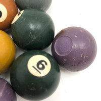 Vintage Hard Rubber Tabletop Billiard Balls