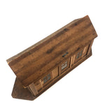 Antique Wooden Erzgebirge Noah's Ark with Two Guardians