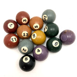 Vintage Hard Rubber Tabletop Billiard Balls