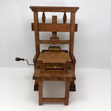 Gutenberg Printing Press Vintage Wooden 1:10 Scale Kit Model