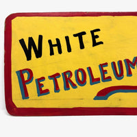 Petroleum Jelly c. 1950s  Hand-painted Make Do Cardboard Sign