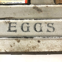 Circa 1920s Metal Egg Shipping Crate (Two Dozen)